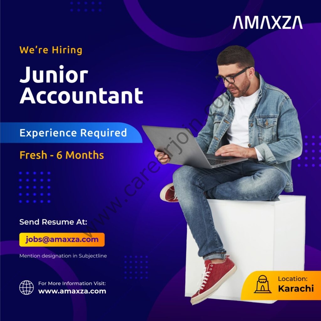 Amaxza Pakistan Jobs Junior Accountant 01