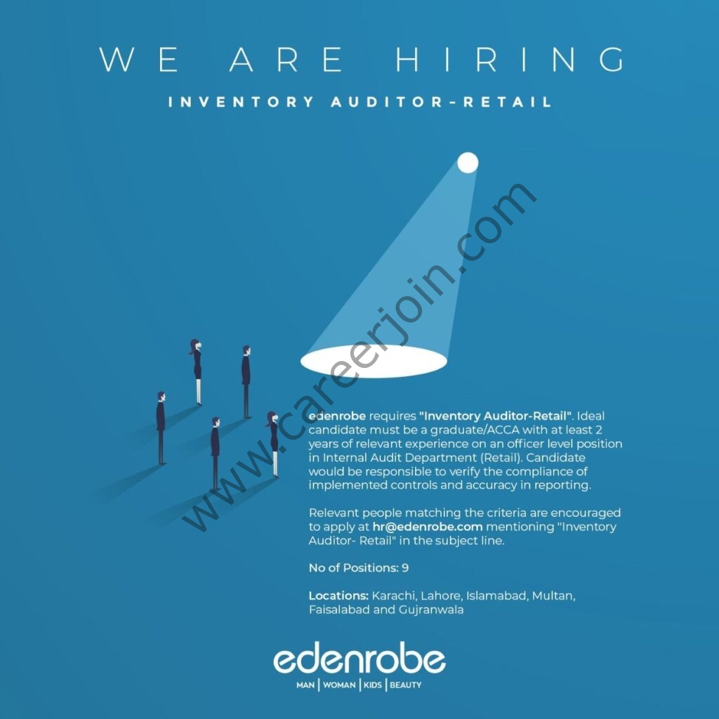 Edenrobe Jobs Inventory Auditor Retail 01