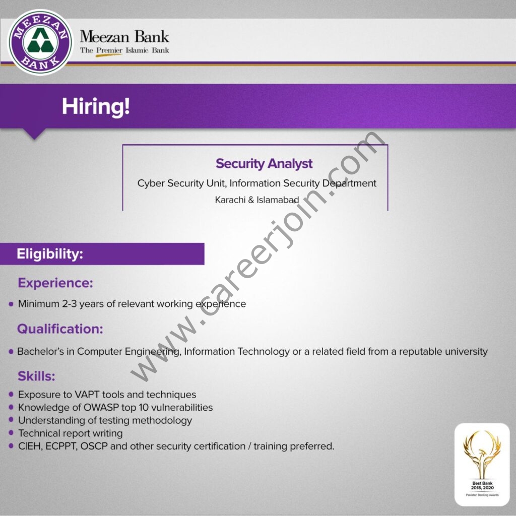 Meezan Bank Jobs February 2022 01