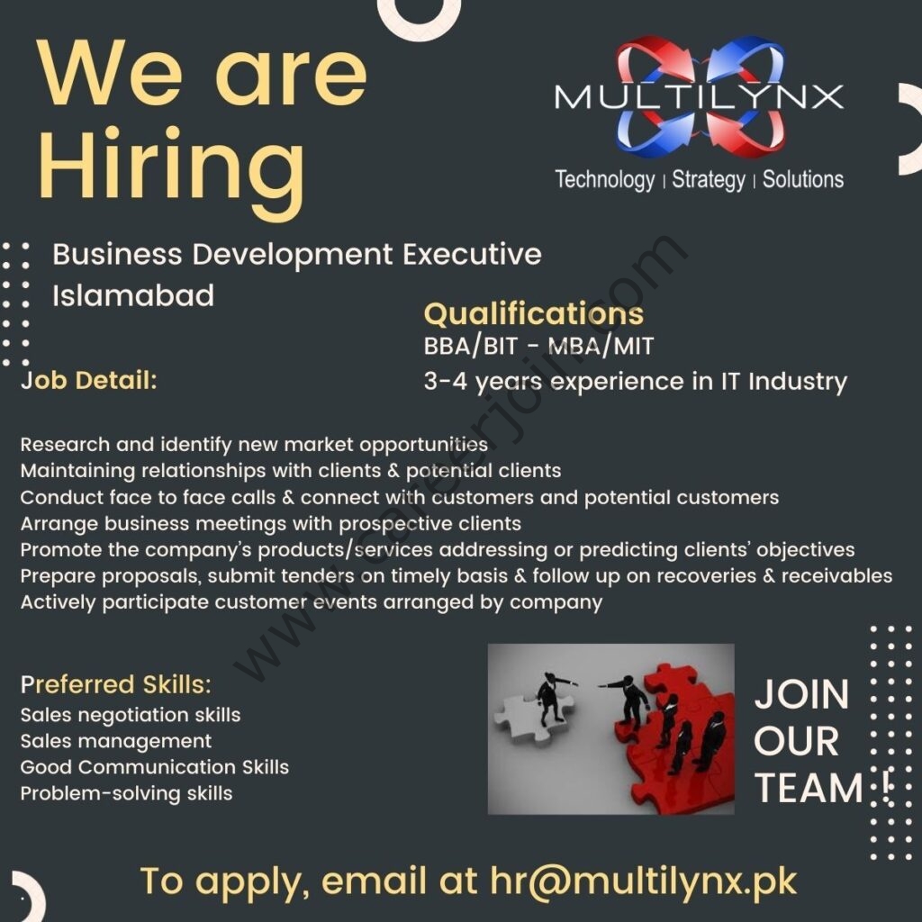 Multilynx Pakistan Jobs February 2022 02