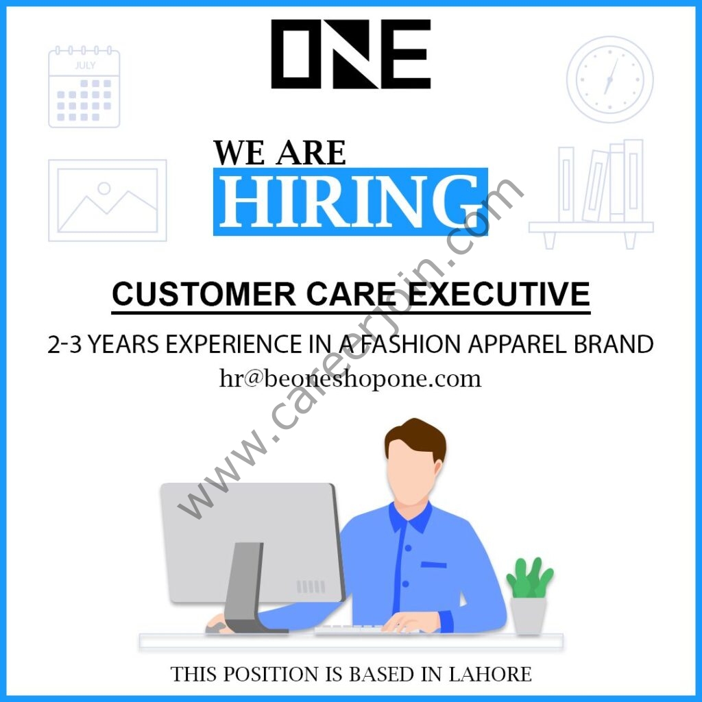 One Life Apparel Pvt Ltd Jobs Customer Care Executive 01