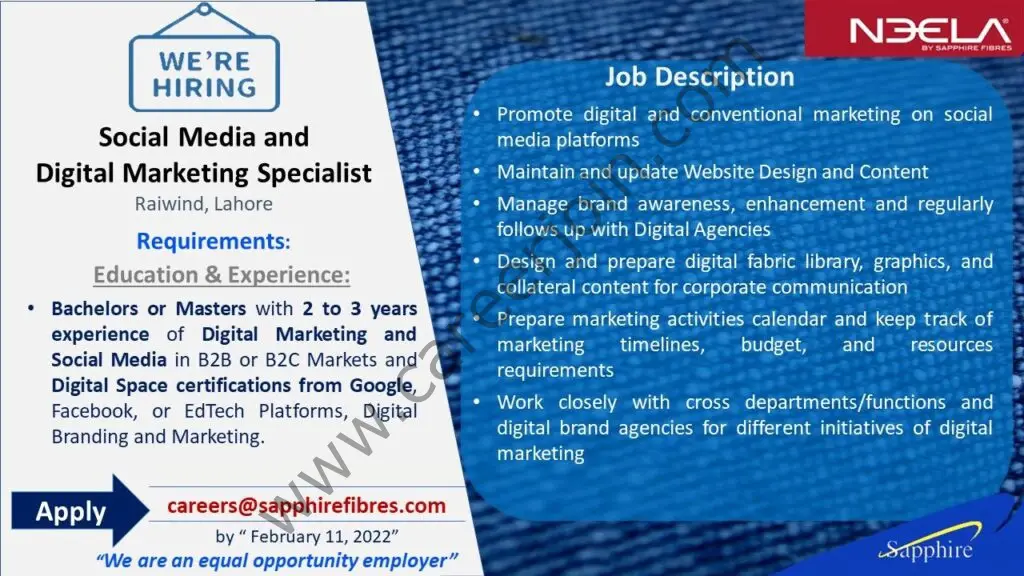 Neela Jobs Social Media & Digital Marketing Specialist 01