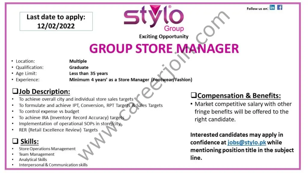 Stylo Pvt Ltd Jobs February 2022 02
