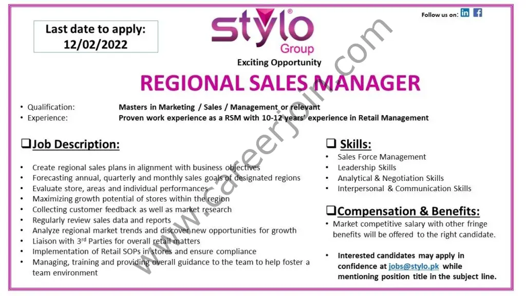 Stylo Pvt Ltd Jobs February 2022 03