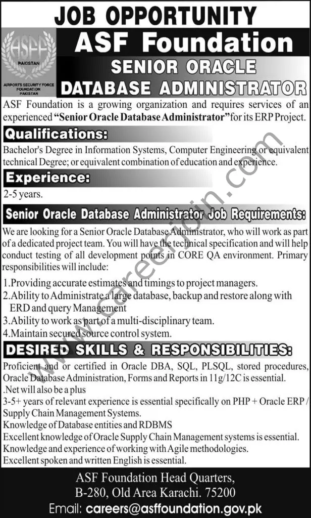 ASF Foundation Jobs 20 March 2022 Express 02