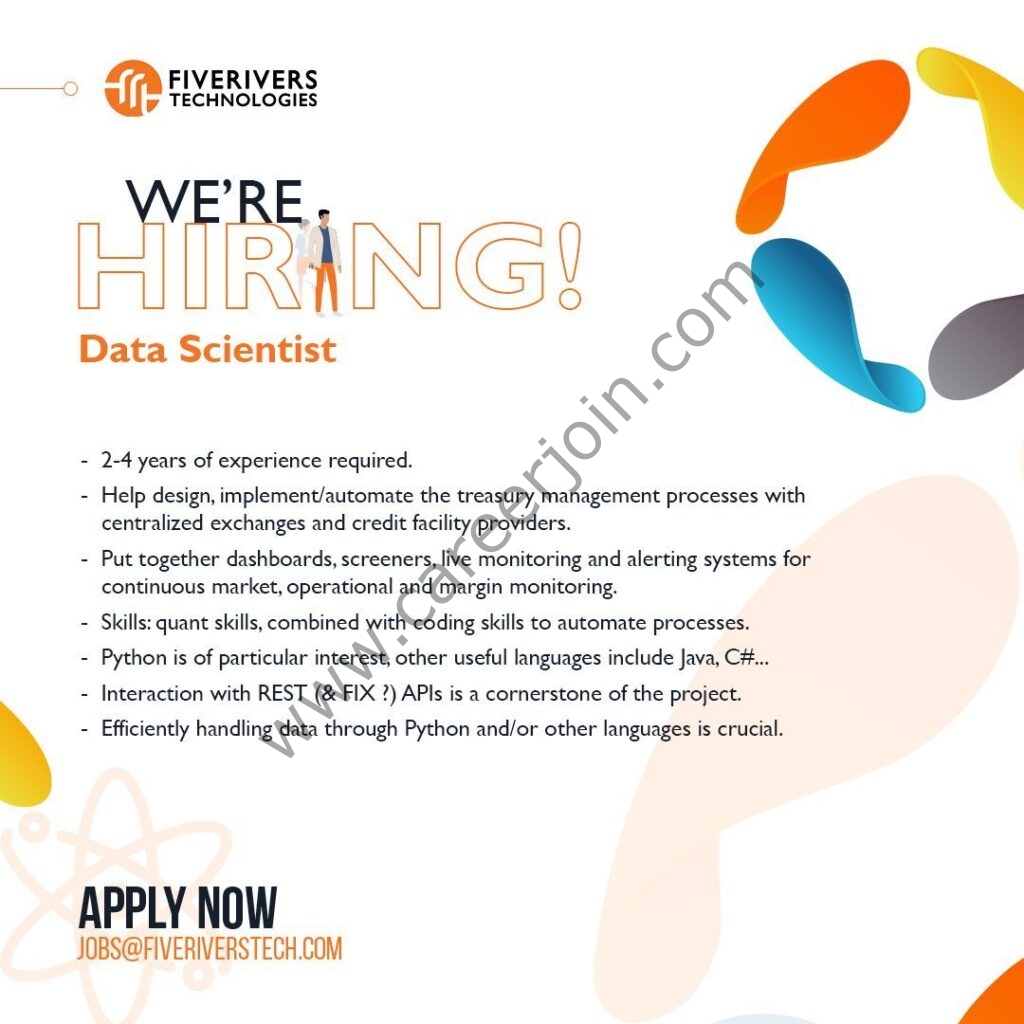 FiveRivers Technologies Jobs Data Scientist 01