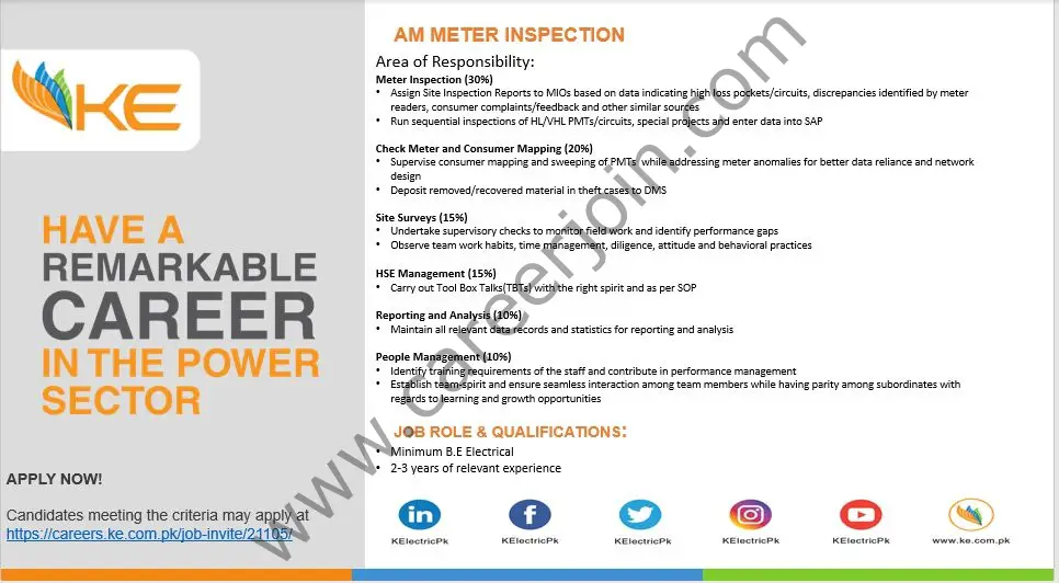 K Electric Jobs AM Meter Inspection 01