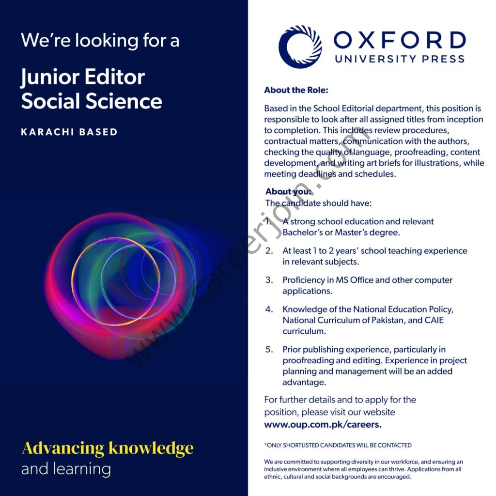 Oxford University Press OUP Jobs March 2022 01