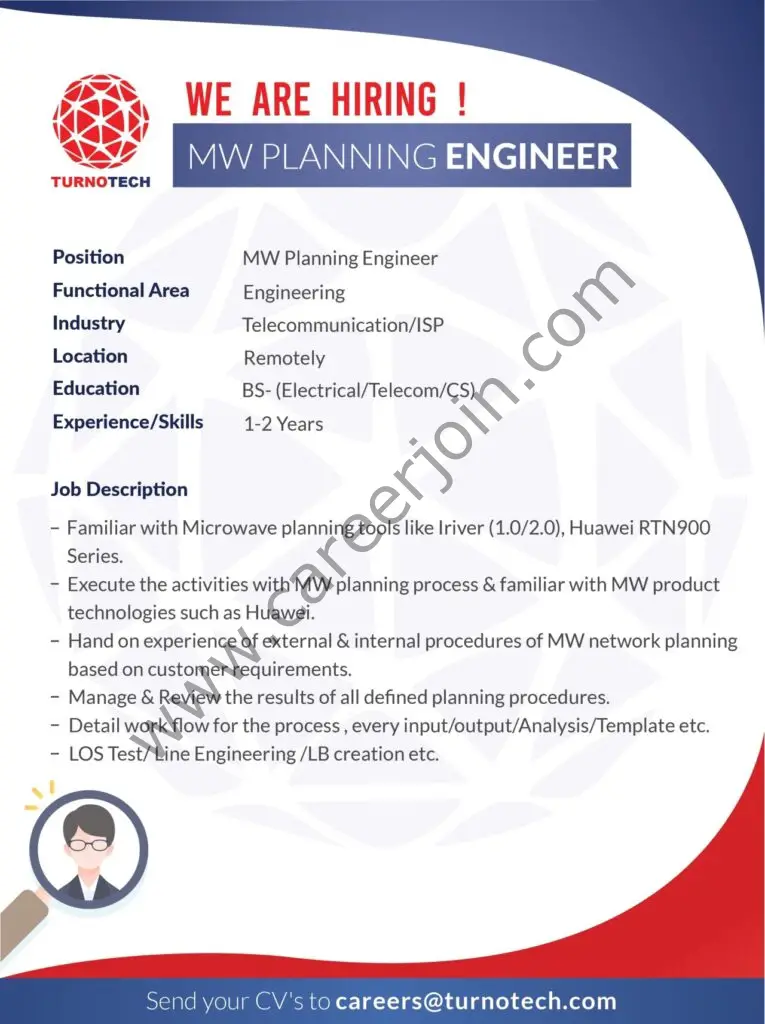 Turnotech Inc Jobs MW Planning Engineer 01