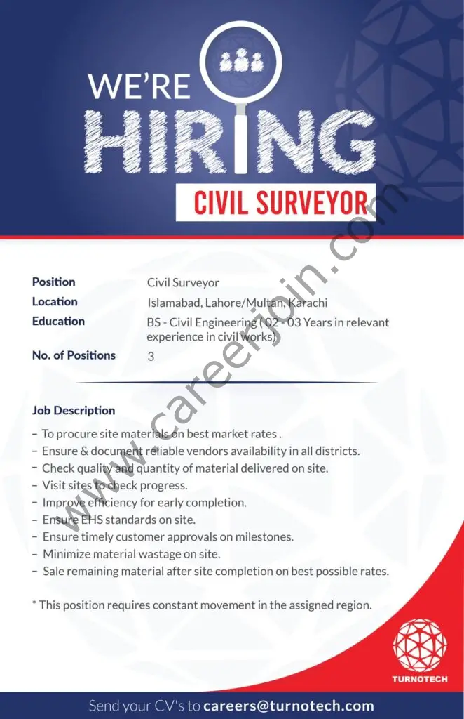 Turnotech Inc Jobs Civil Surveyor 01