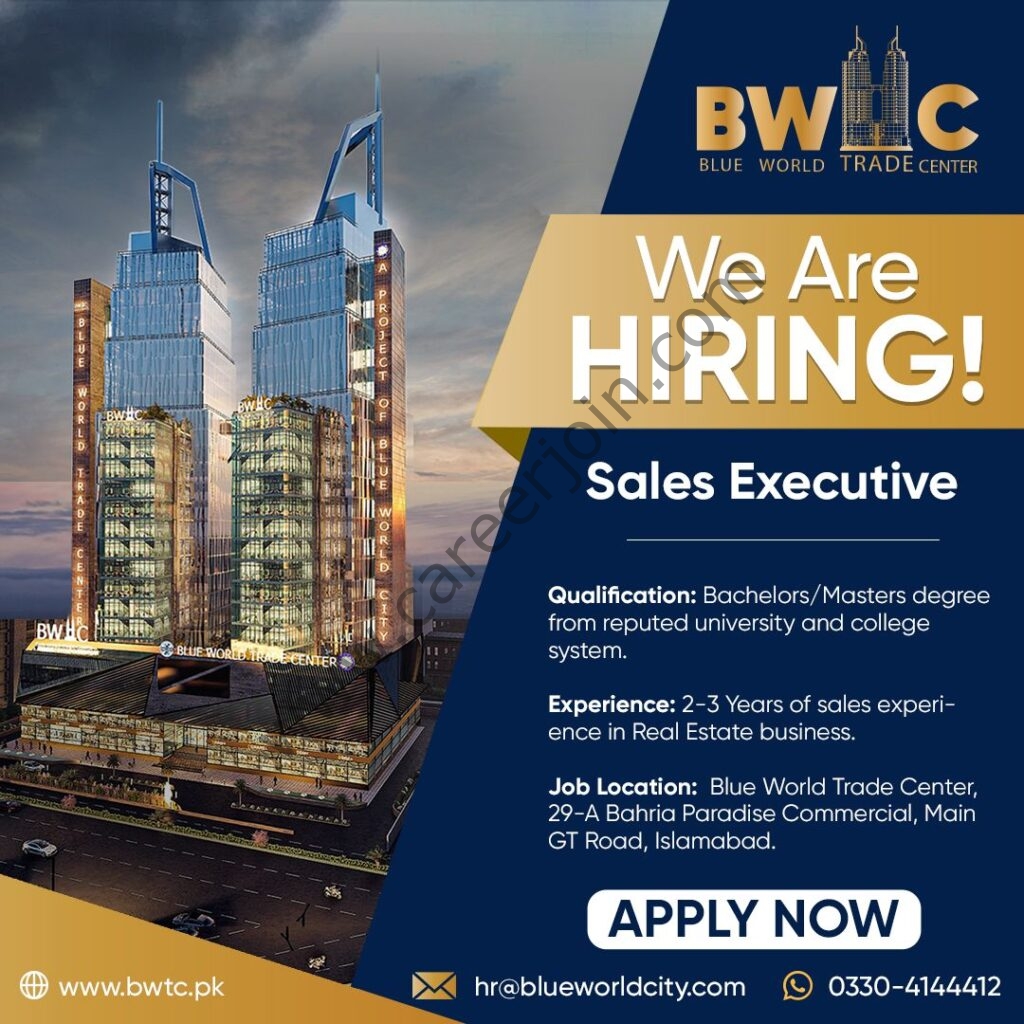 Blue World City BWC Jobs April 2022 02