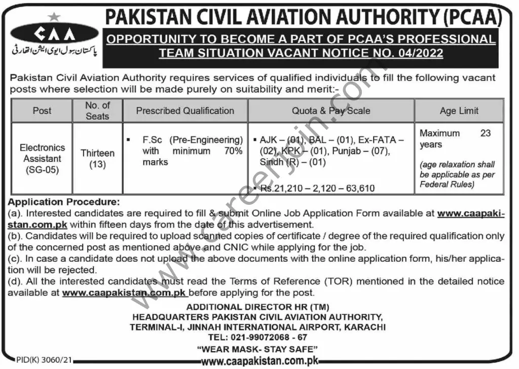 Civil Aviation Authority CAA Jobs 17 April 2022 Dawn 01