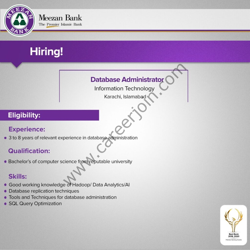 Meezan Bank Ltd Jobs April 2022 02