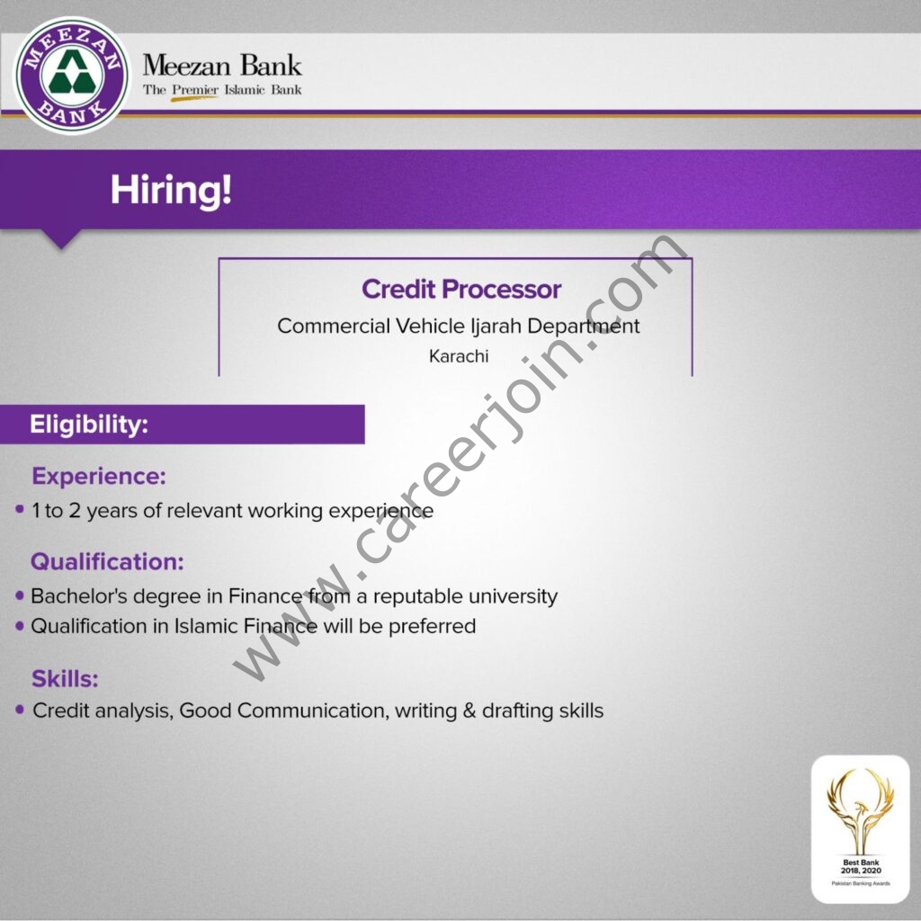 Meezan Bank Limited Jobs April 2022 03