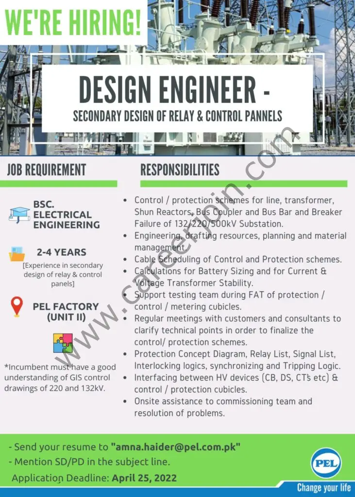 Pak Elektron Limited PEL Jobs Design Engineer 01
