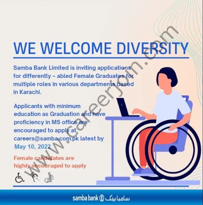 Samba Bank Limited Jobs April 2022 01
