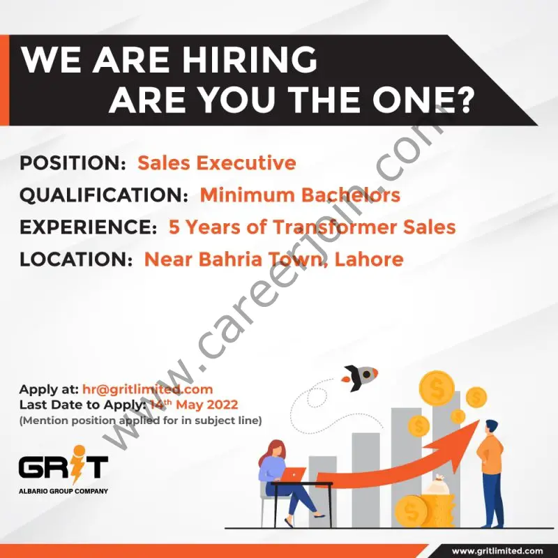 GRIT Limited Jobs Sales Executive 01