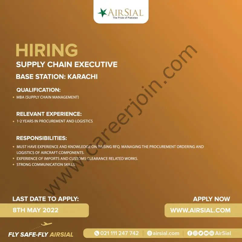 AirSial Limited Jobs May 2022 01