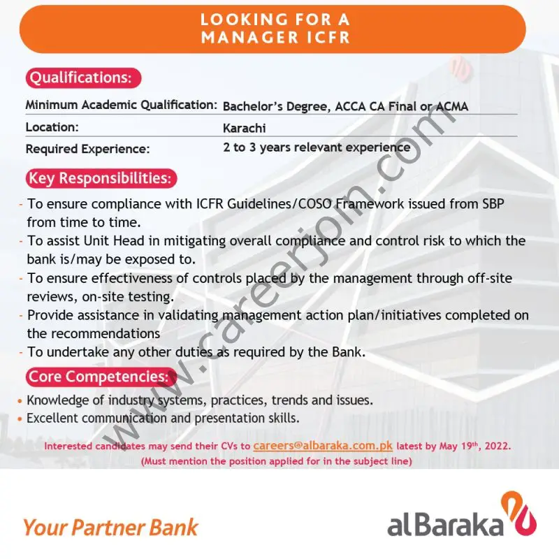 Al Baraka Bank Pakistan Ltd Jobs 17 May 2022 012