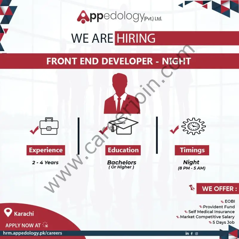 Appedology Pvt Ltd Jobs Front End Developer 01