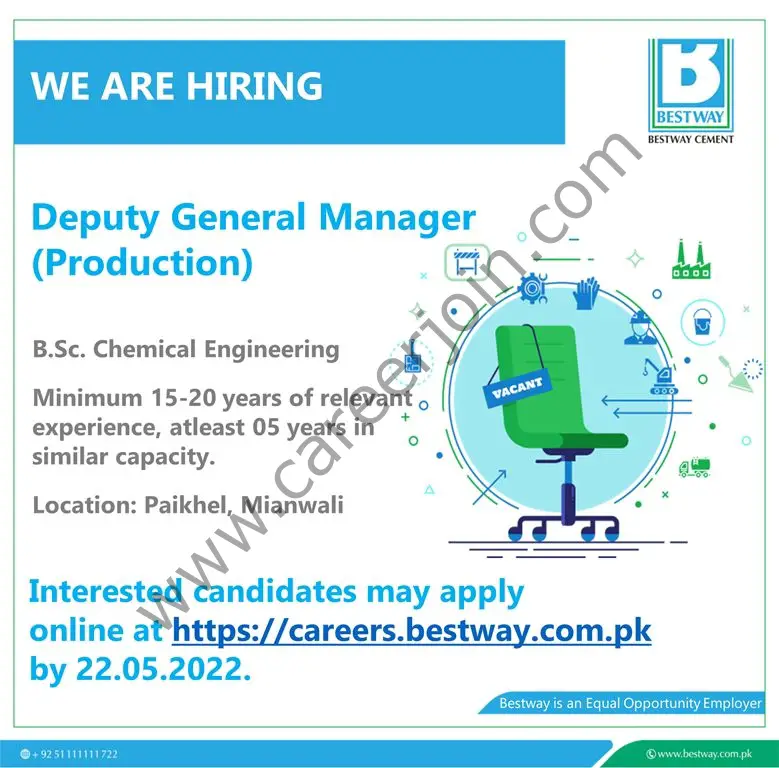 Bestway Cement Limited Jobs Deputy General Manager 01