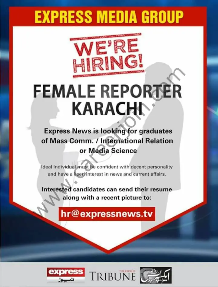 Express Media Group Jobs Female Reporter 01