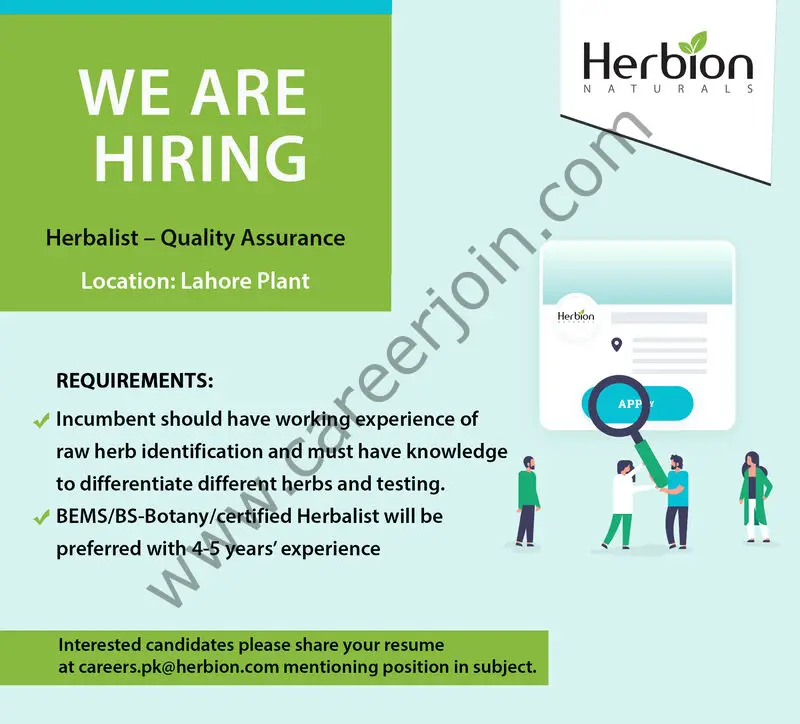 Herbion Pakistan Jobs May 2022 02