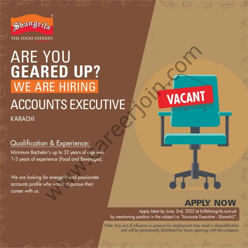 Shangrila Foods Private Limited Jobs Accounts Executive 1