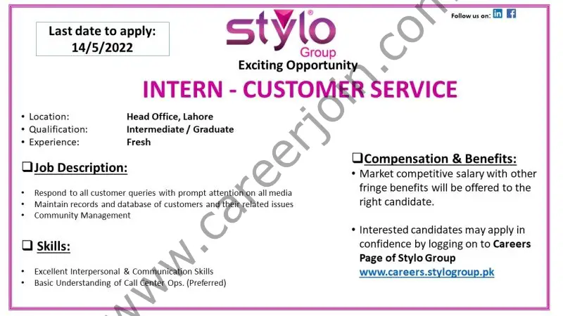 Stylo Pvt Ltd Internship May 2022 01