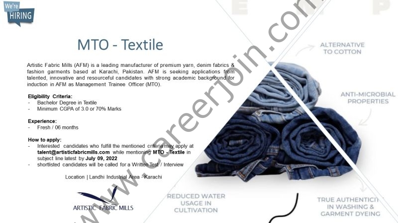 Artistic Fabric Mills Jobs MTO Textile 01