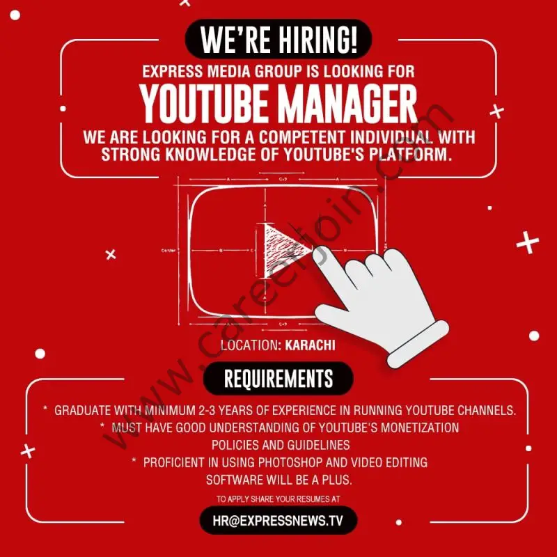 Express Media Group Jobs Youtube Manager 01