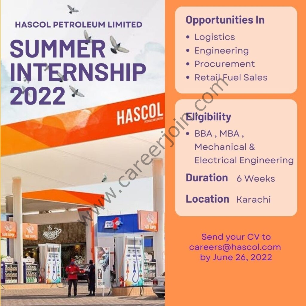 Hascol Petroleum Ltd Jobs 22 June 2022 2