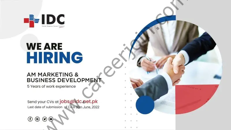 Islamabad Diagnostic Centre Pvt Ltd IDC Jobs July 2022 02