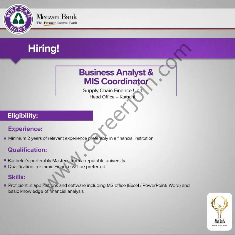 Meezan Bank Limited Jobs June 2022 01