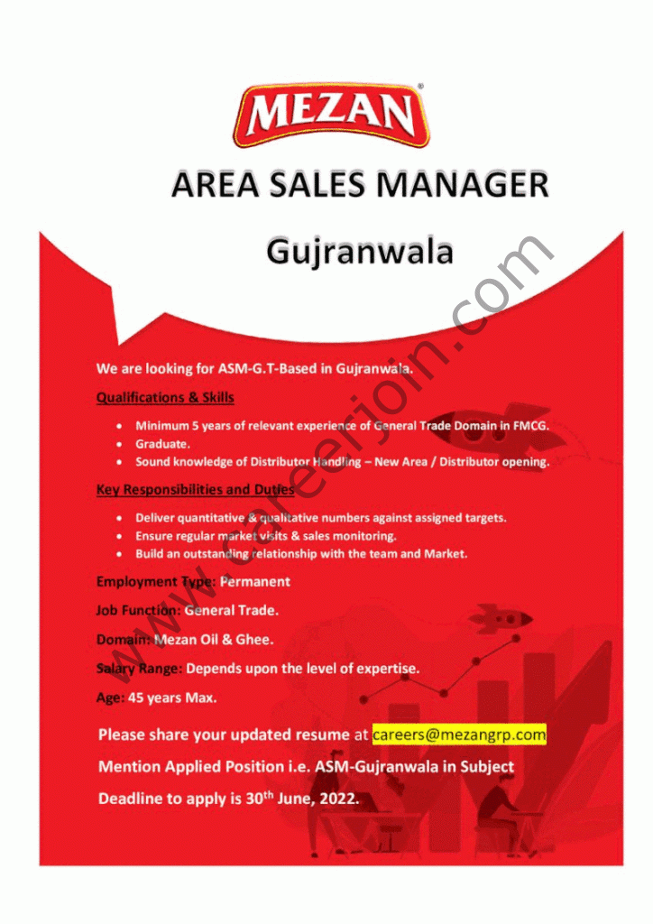 Mezan Group Jobs Area Sales Manager 01