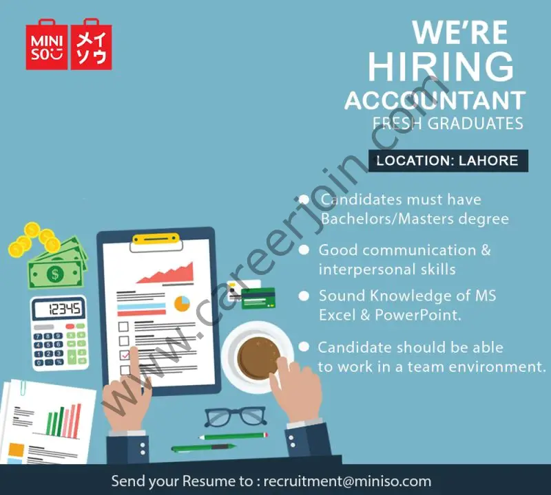 Miniso Pakistan Jobs Accountant 01