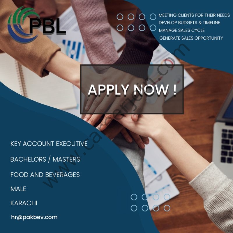 Pakistan Beverage Limited PBL Jobs Key Accounts Executive 01