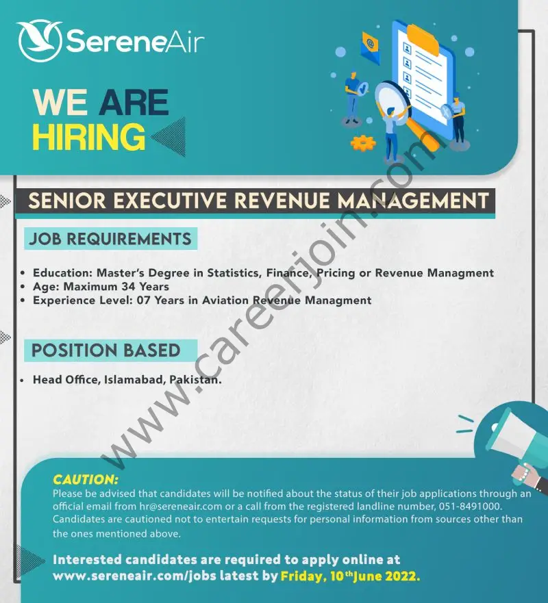 Serene Air Jobs June 2022 01