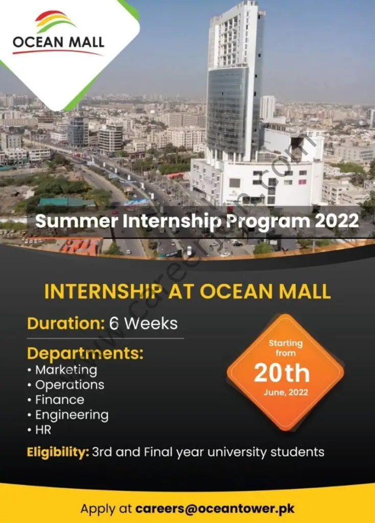 Ocean Mall Summer Internship Program 2022 01