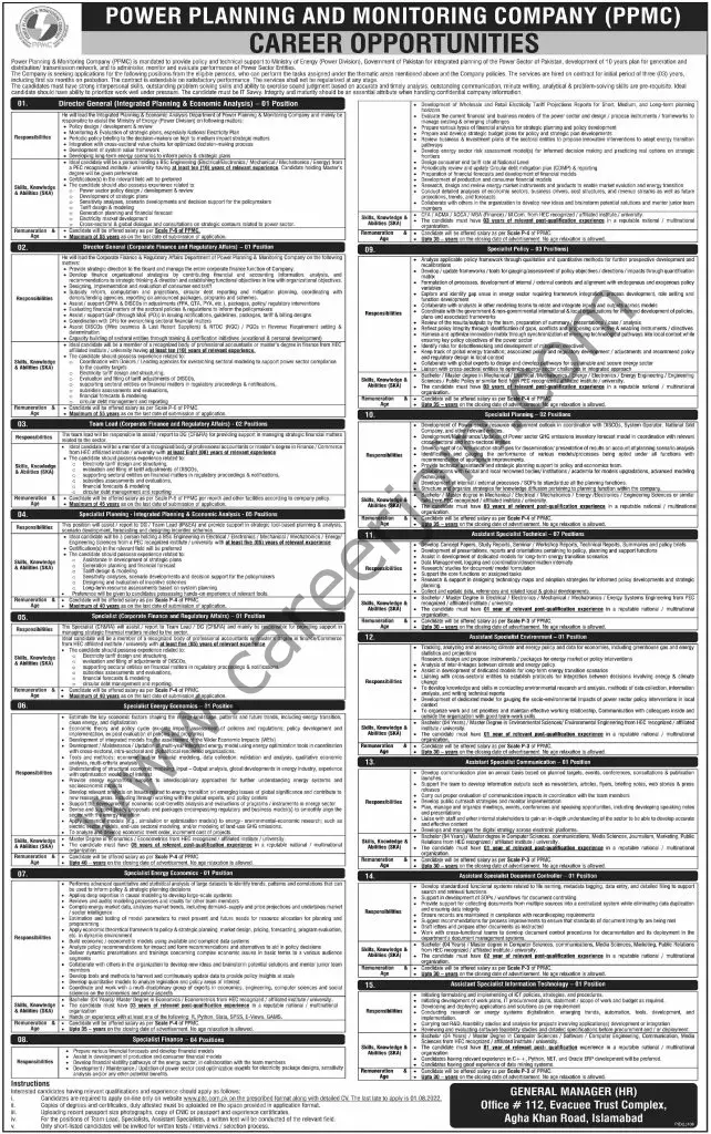 Power Planning & Monitoring Company PPMC Jobs 17 July 2022 Dawn 33