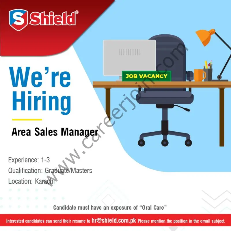 Shield Corporation Limited Jobs Area Sales Manager 01