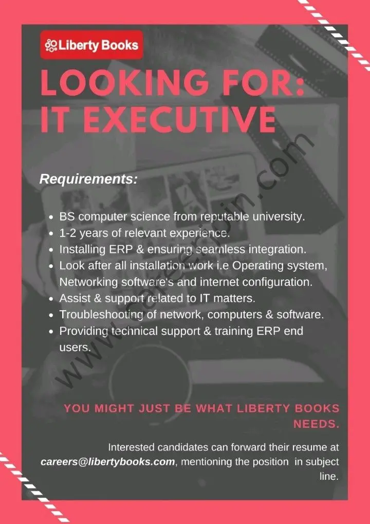 Liberty Books Pvt Ltd Jobs IT Executive 01