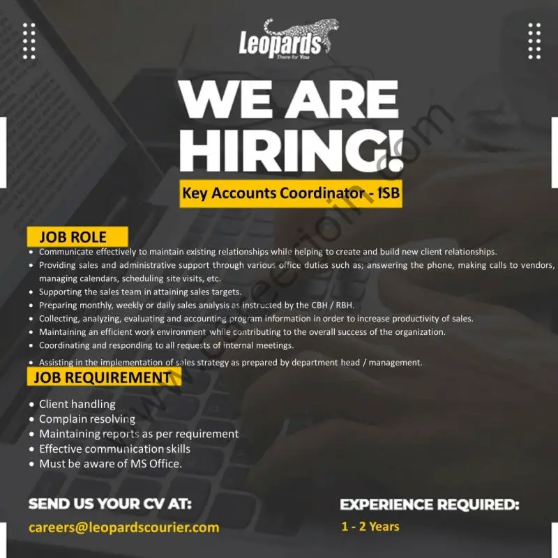 Leopards Courier Pvt Ltd Jobs August 2022 02