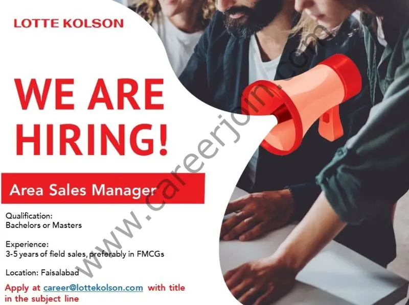 Lotte Kolson Pvt Ltd Jobs Area Sales Manager 01