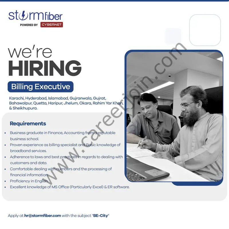 Storm Fiber Pvt Ltd Jobs September 2022 02