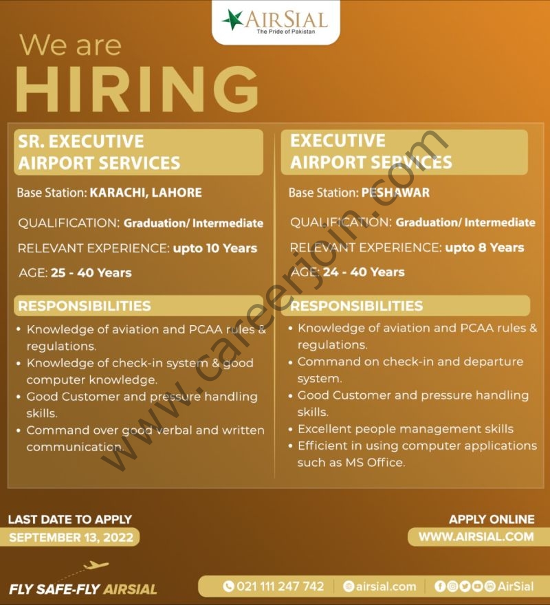 AirSial Limited Jobs September 2022 03