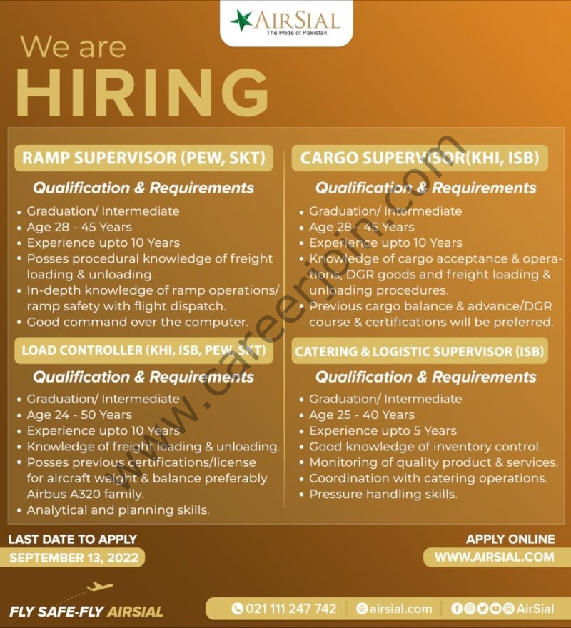 AirSial Limited Jobs September 2022 02