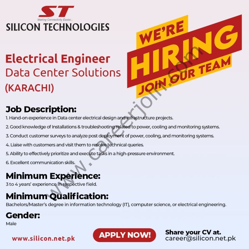 Silicon Technologies ST Jobs Electrical Engineer 01