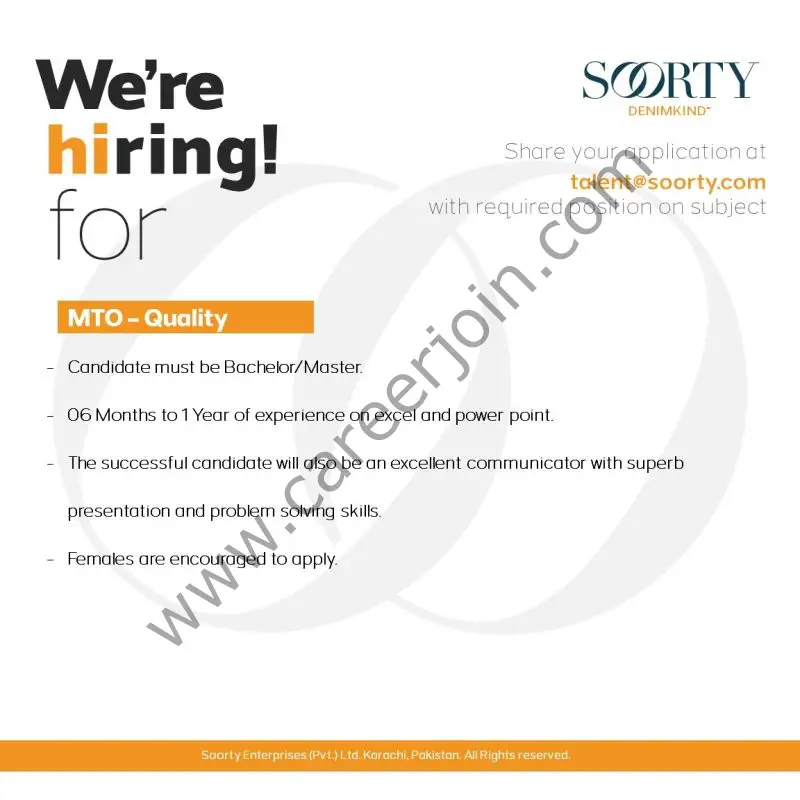 Soorty Enterprises Pvt Ltd Jobs September 2022 01