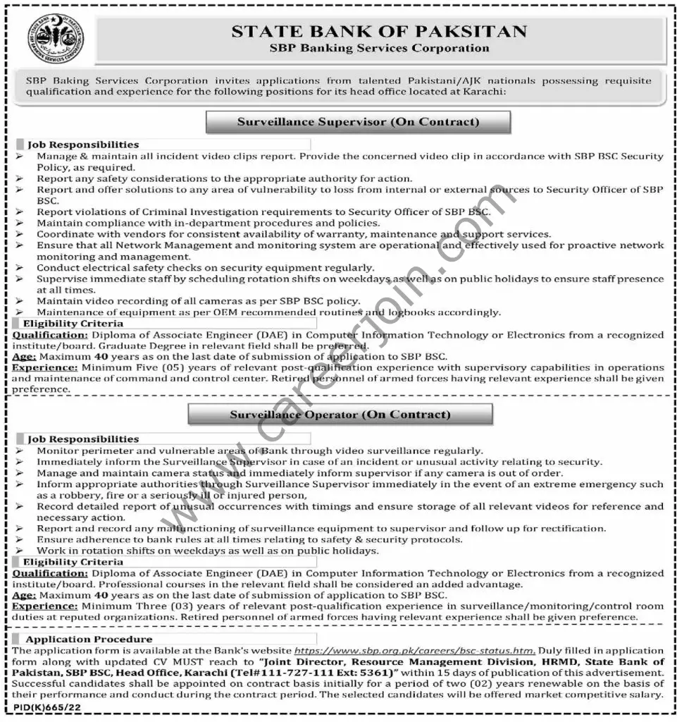 State Bank of Pakistan SBP Jobs September 2022 02